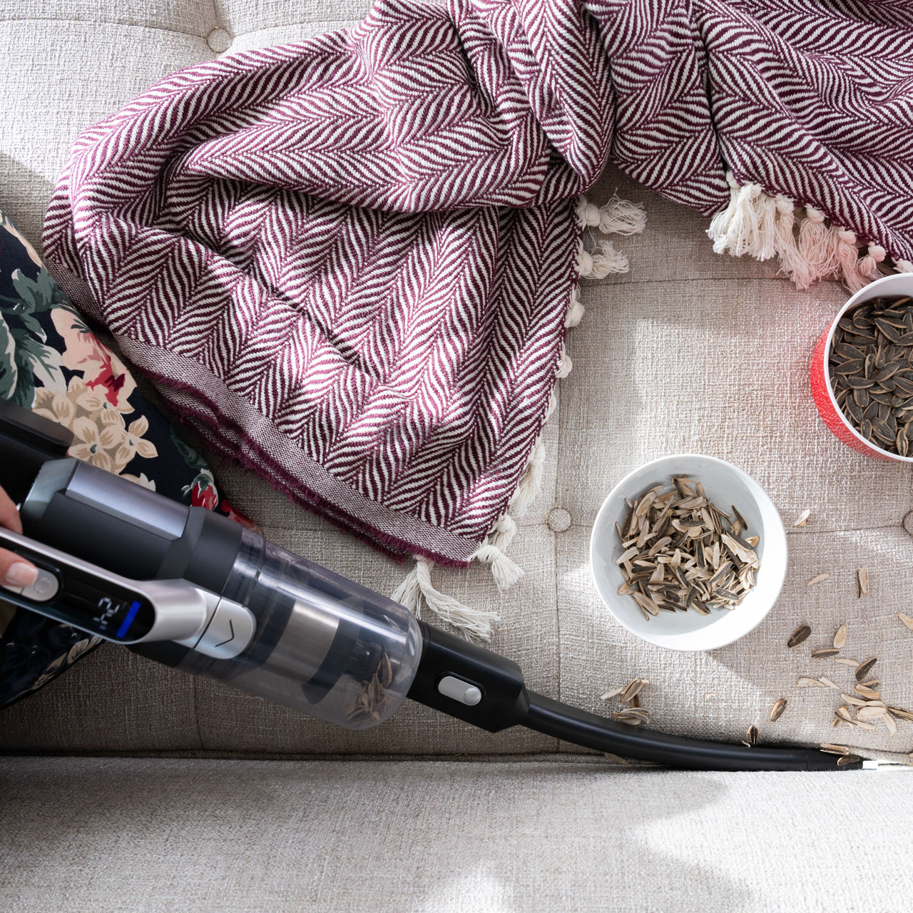 LED Aydınlatmalı İnce Uçlu Esnek Süpürme Aparatı