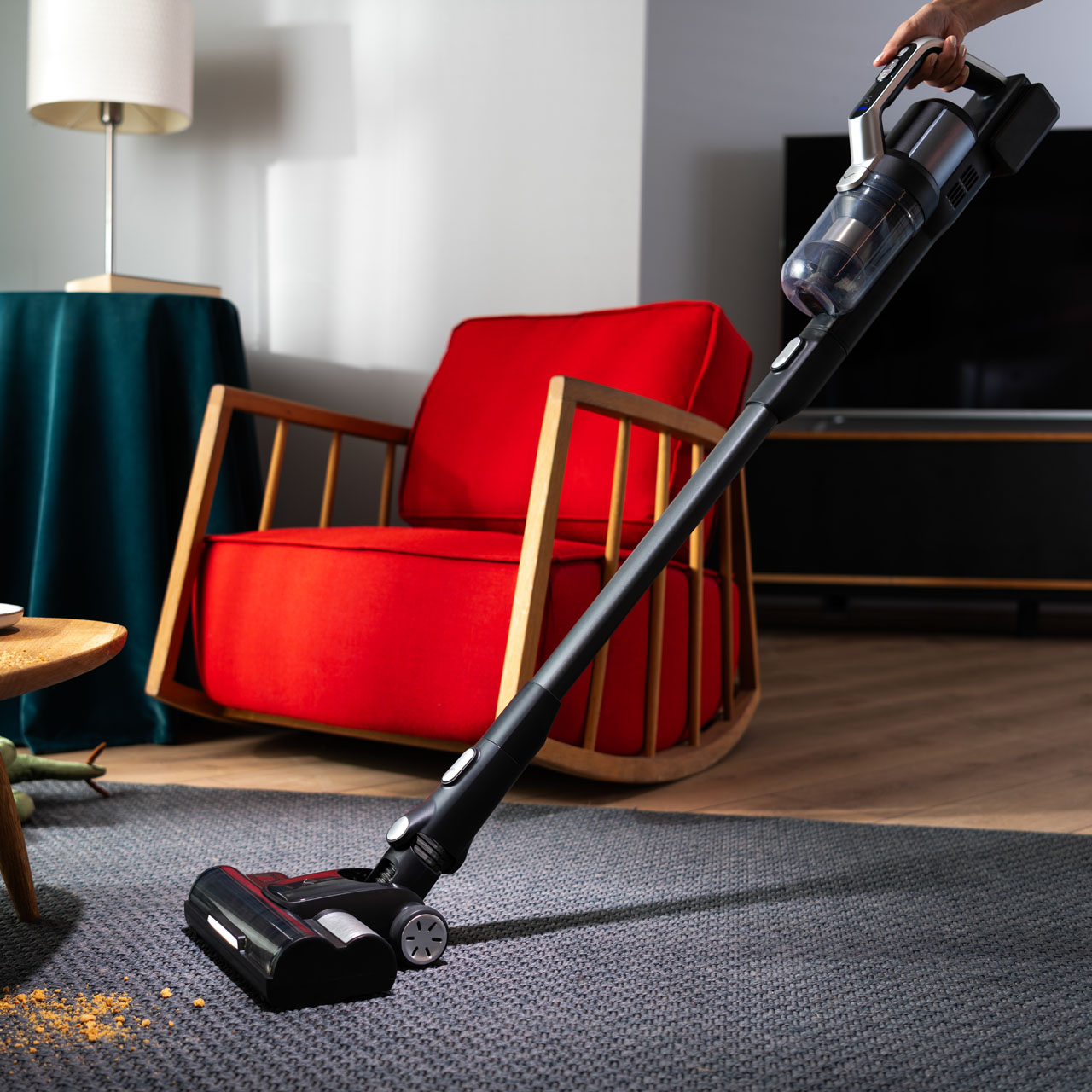 LED Aydınlatmalı Motorlu Turbo Başlık ile Yüksek Devirde Etkili Kuru Süpürme